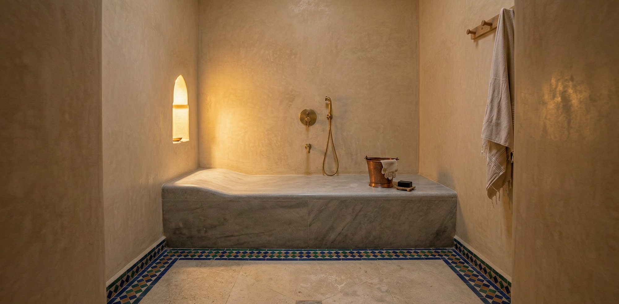 حمام مغربي وتركي